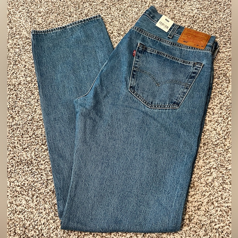 Levi’s 501 Button-Fly Straight Leg Jeans